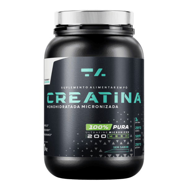 1001971173 CREATINA 100% PURA - POTE 1KG - Imagem 1