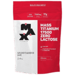 MASS TITANIUM 17500 ZERO LACTOSE - SACO 2.4KG - CHOCOLATE