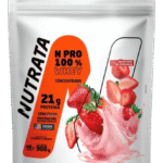 100% WHEY N PRO - REFIL 900G - MILKSHAKE DE MORANGO
