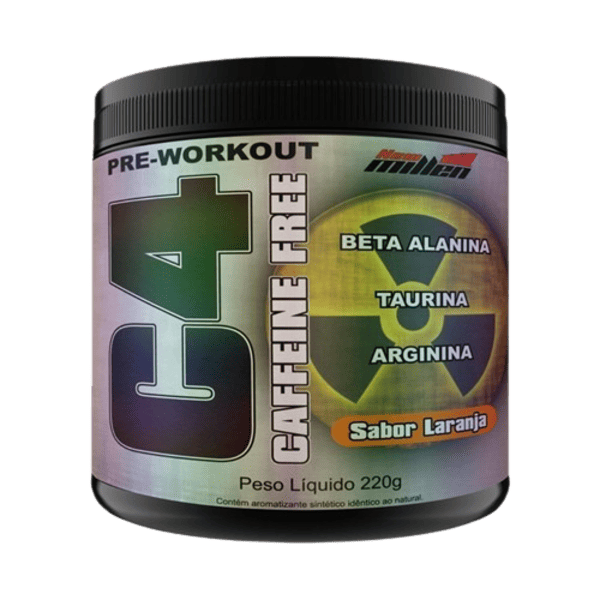 1002083314 C4 CAFFEINE FREE COM COLINA - POTE 220G - Imagem 1